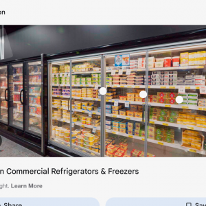Good Selling Cold Food Display Showcase Fridge